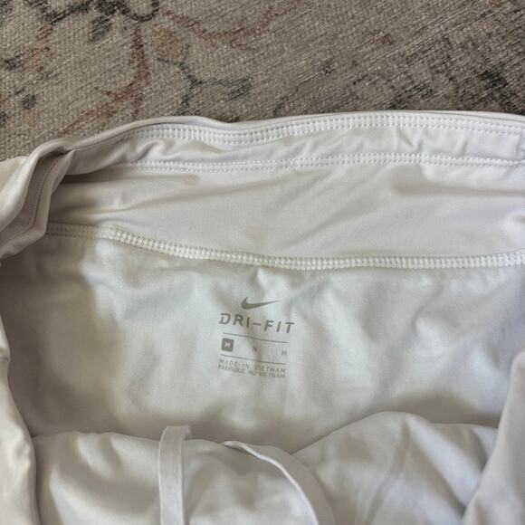 Nike Dri-Fit Shorts White Lined Drawstring Hiking Running - Women's M - Picture 3 of 5